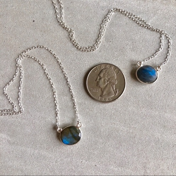 ❗️LAST❗️Sterling Silver Labradorite Necklace - Picture 6 of 7